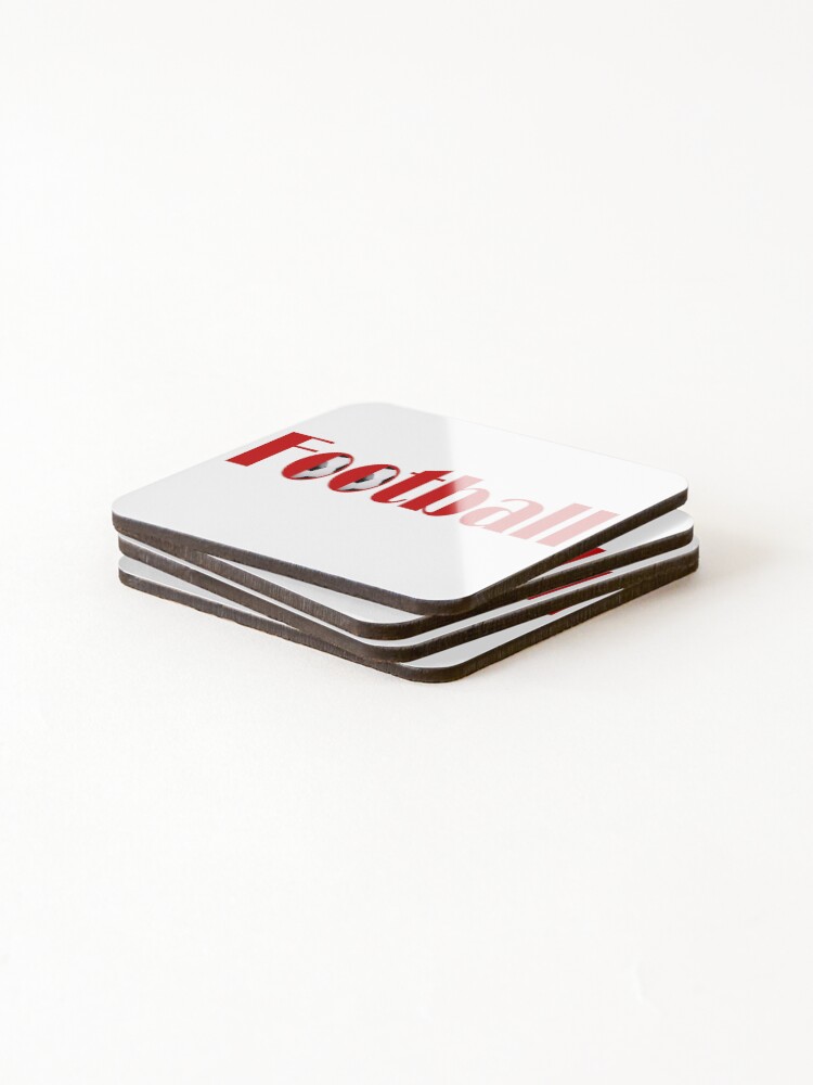 Thumbnail 4 of 5, Coasters (Set of 4), Football designed and sold by RONYON.