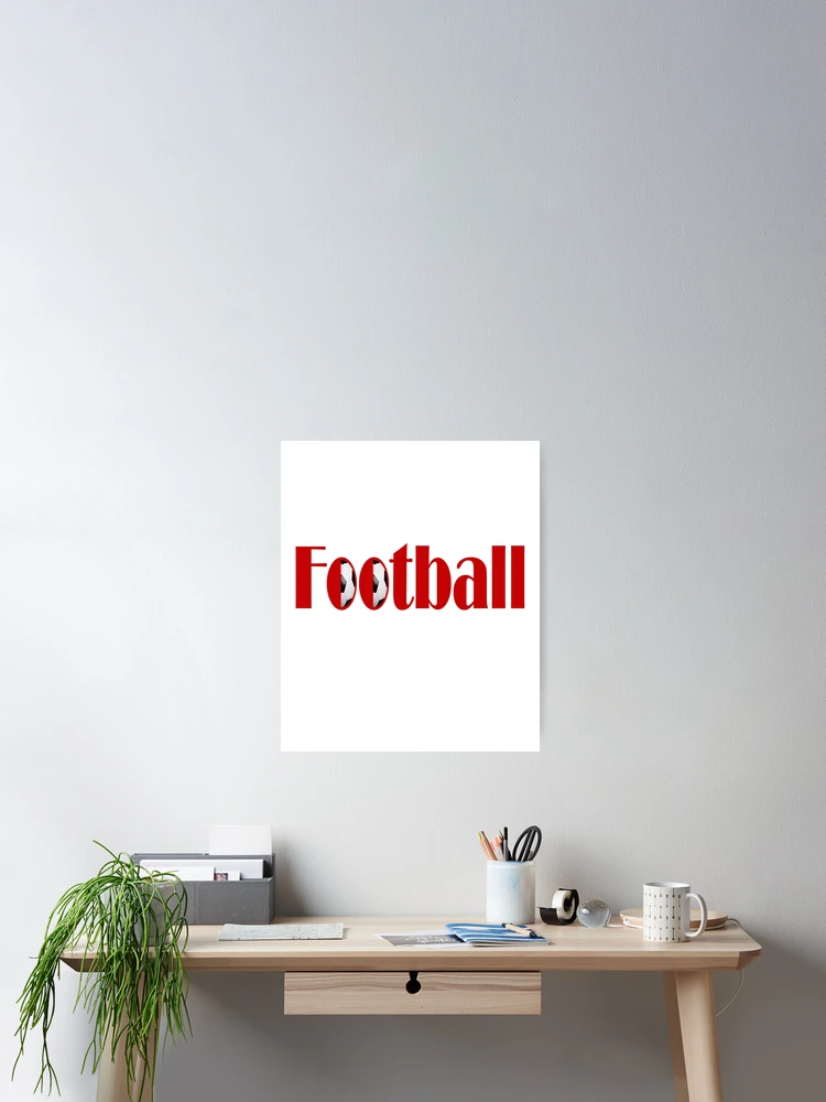 Thumbnail 2 of 3, Poster, Football designed and sold by RONYON.