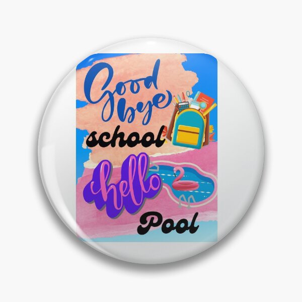 Item preview, Goodbye School, Hello Pool  designed and sold by Robin Schaus.