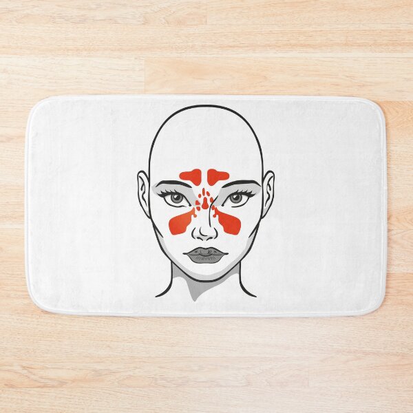 Item preview, Illustration nasal cavity face, sinuses, woman. Ideal for catalogs, newsletters and medicine and institutional designed and sold by LucianoCosmo.