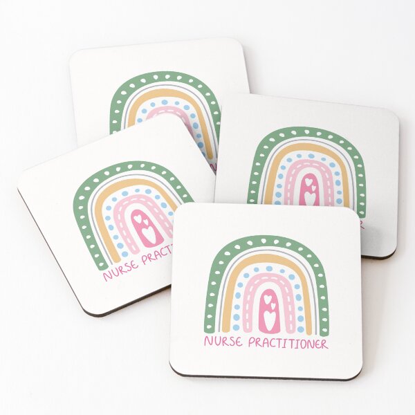Item preview, Nurse Practitioner Rainbow, boho rainbow, boho nurse designed and sold by narinari32.
