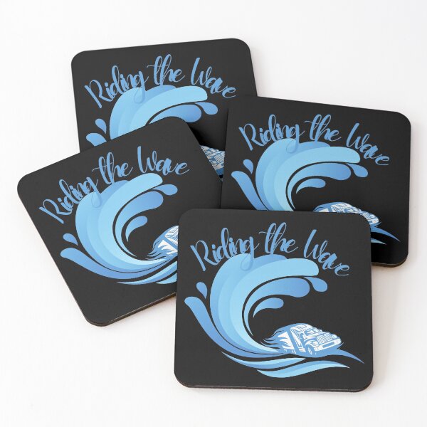 Item preview, Surfer Driver surfing the waves with a Truck designed and sold by Mary Maple.