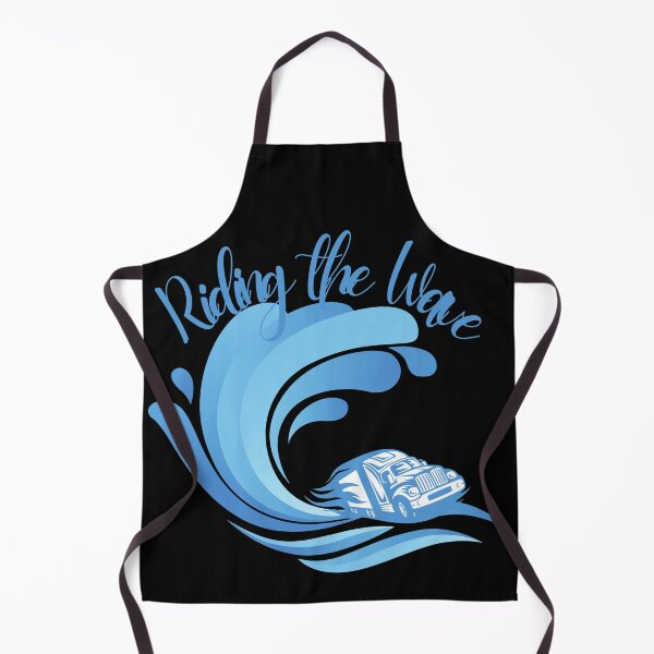 Item preview, Surfer Driver surfing the waves with a Truck designed and sold by Mary Maple.