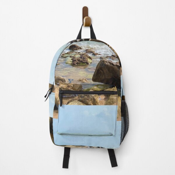 Item preview, Calm Ocean Waves Rocky Shore Coast designed and sold by HappyTees Lab.