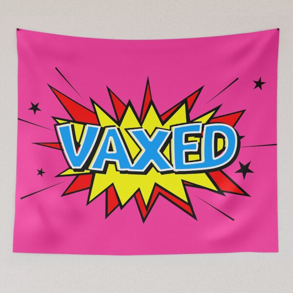 Item preview, Copy of  VaXed Superhero Comic Explosion (one x hot pink bg) designed and sold by Thelittlelord.
