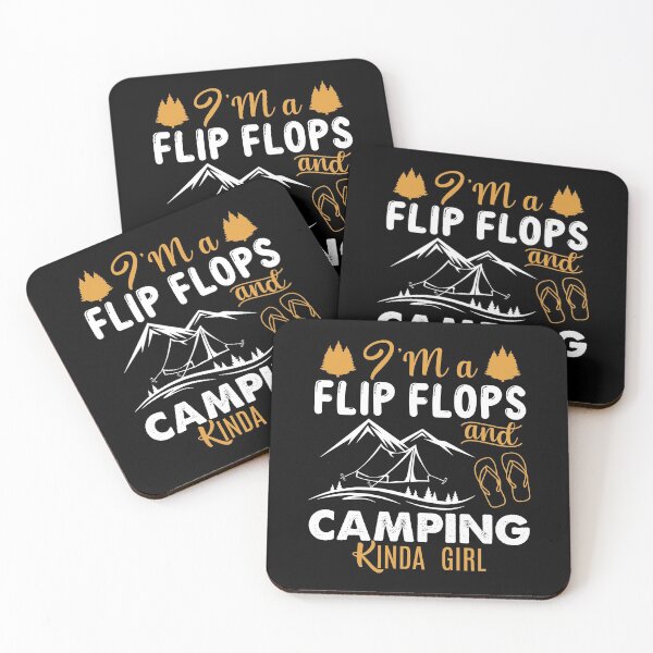 Item preview, I'm a Flip Flops and CAMPING kinda Girl designed and sold by Desandu.