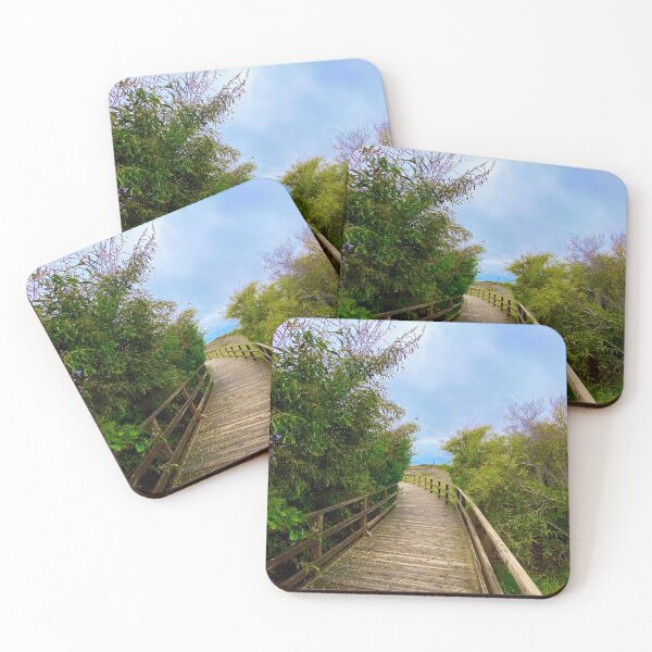 Item preview, Wooden Road With Handrails Right To Beach designed and sold by HappyTees Lab.