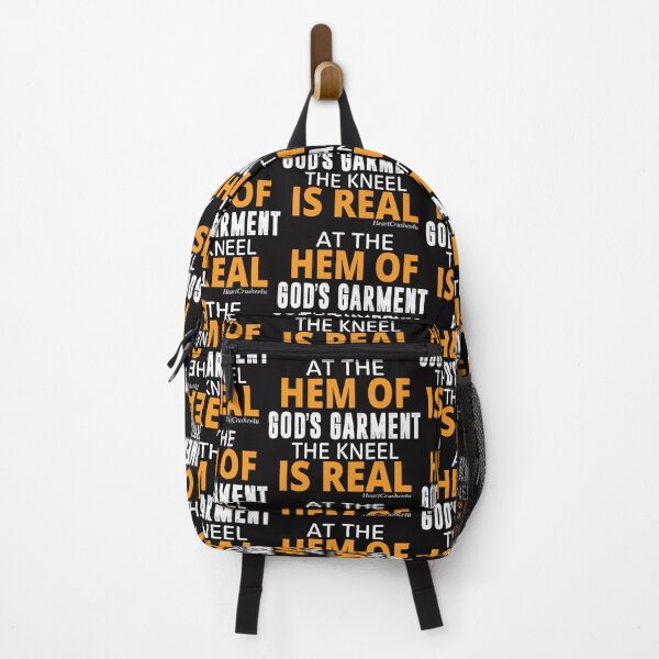 Item preview, At the Hem of God's Garment the Kneel is Real (Spiritual Encouragement) Christian Quotes designed and sold by HeartCrushes4u.