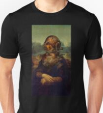 Steampunk Mona Lisa Diver's Helmet - Leonardo da Vinci Unisex T-Shirt