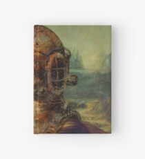 Steampunk Mona Lisa Diver's Helmet - Leonardo da Vinci Hardcover Journal
