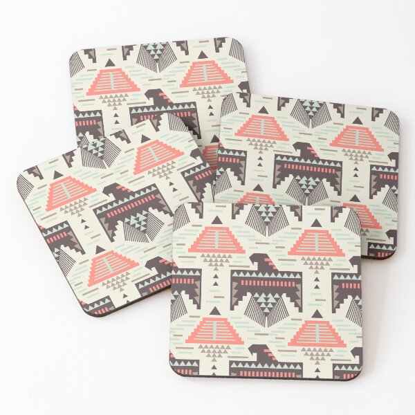 Item preview, Tribal Pyramid Geometrical Art Abstract illustration pattern design designed and sold by micreations.