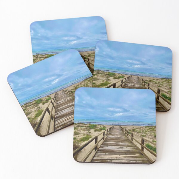 Item preview, Wooden Road With Handrails Right To Beach designed and sold by HappyTees Lab.