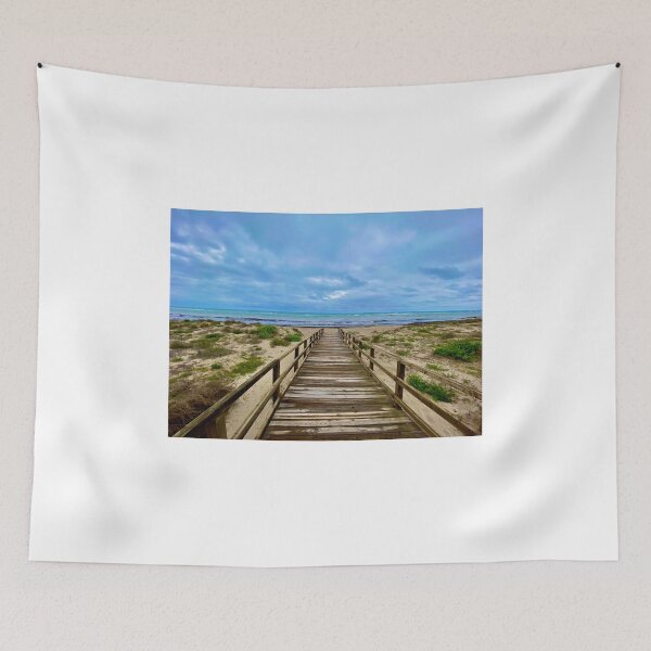 Item preview, Wooden Road With Handrails Right To Beach designed and sold by HappyTees Lab.
