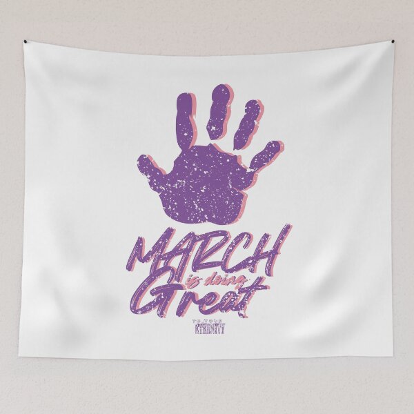 Item preview, TO YOUR ETERNITY: MARCH IS DOING GREAT (GRUNGE STYLE) designed and sold by FunGangStore.