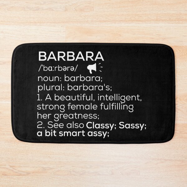 Item preview, Barbara Name Definition designed and sold by Teelogic.