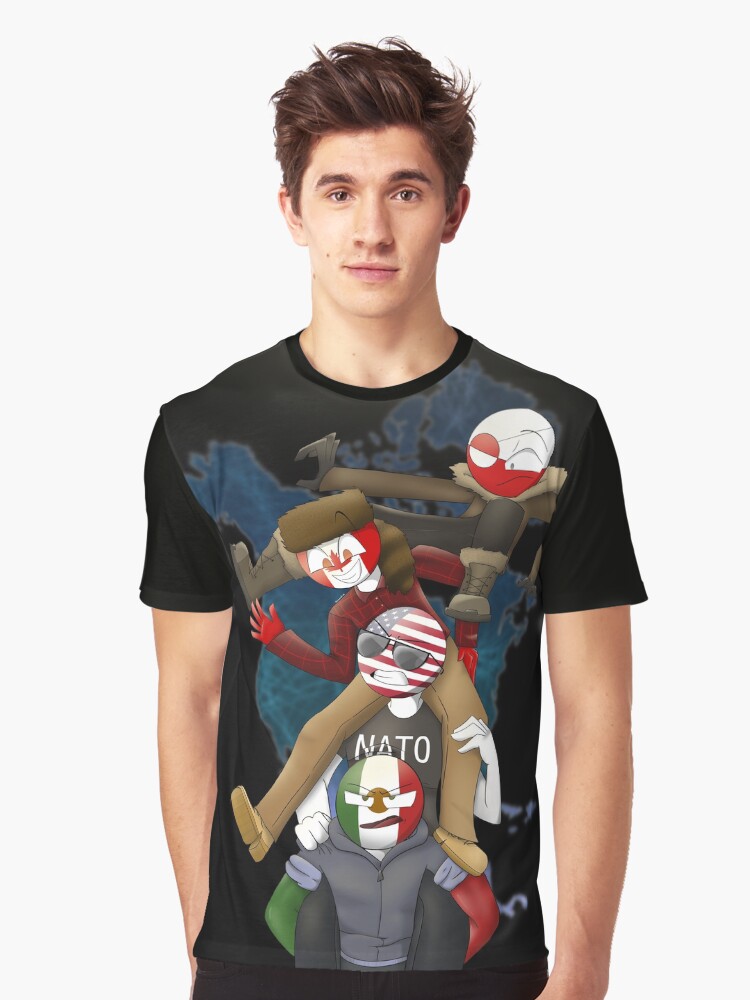 Countryhumans t shirt sale