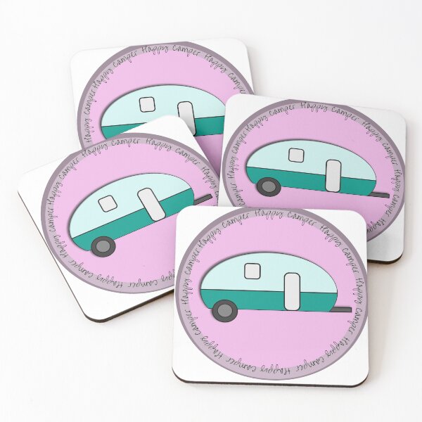 Item preview, Happy Camper Trailer Purple designed and sold by LCco.