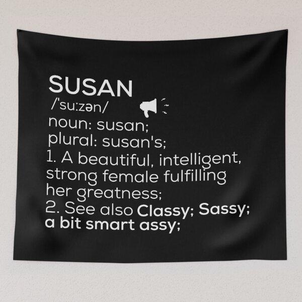 Item preview, Susan Name Definition designed and sold by Teelogic.
