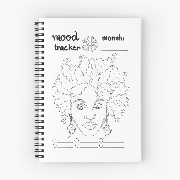 Item preview, Journal Mood Tracker designed and sold by Ivy Lily Art.