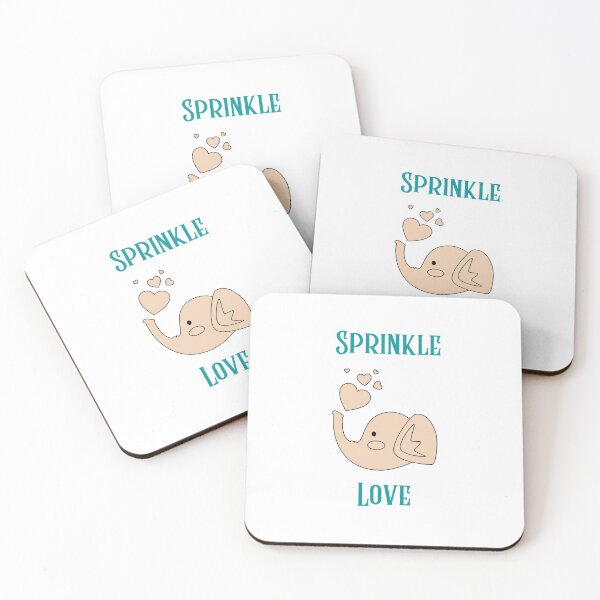 Item preview, Baby Elephant - Sprinkle Love designed and sold by D00dleBoss.