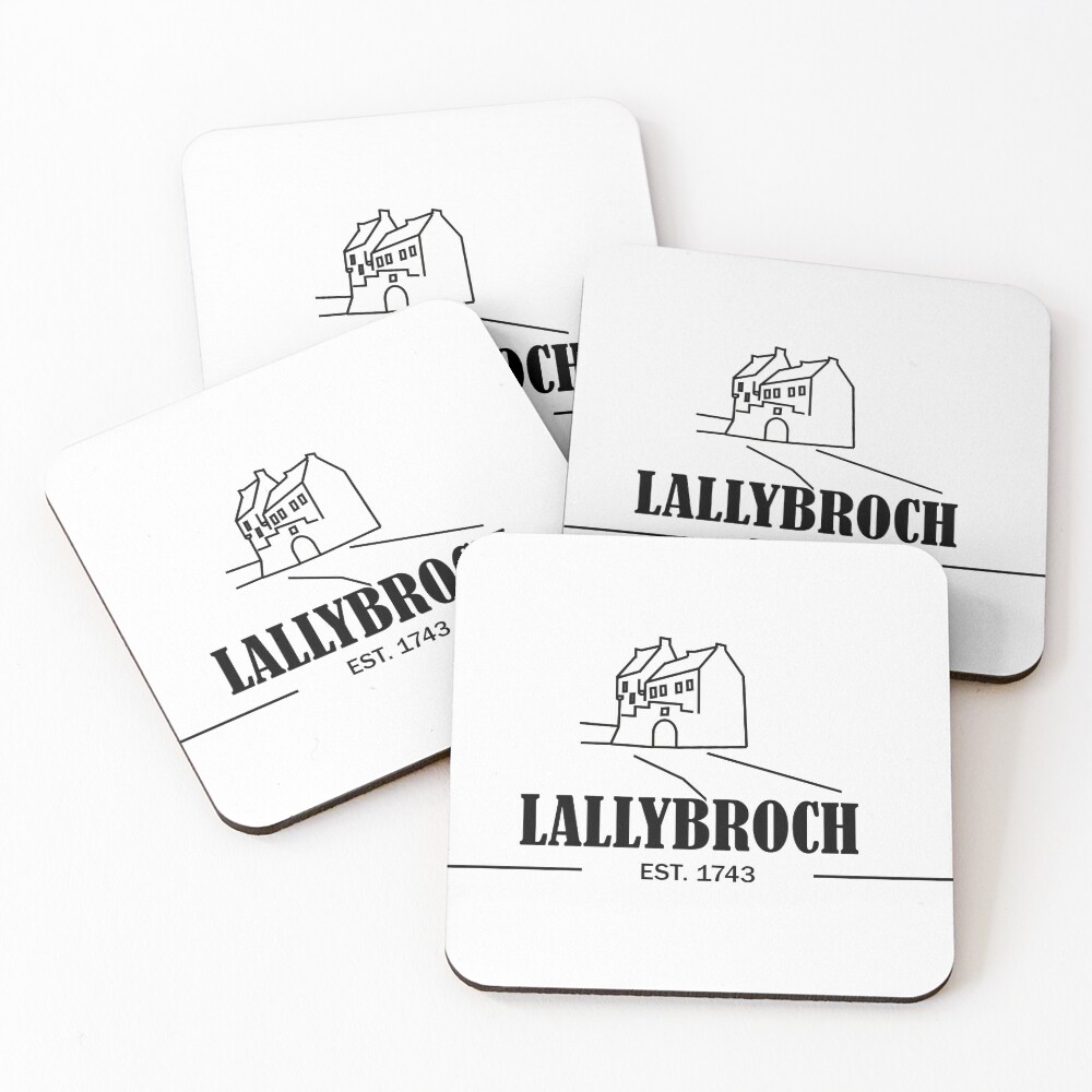 Dessous de verre (lot de 4) « Outlander, Lallybroch, 1743»