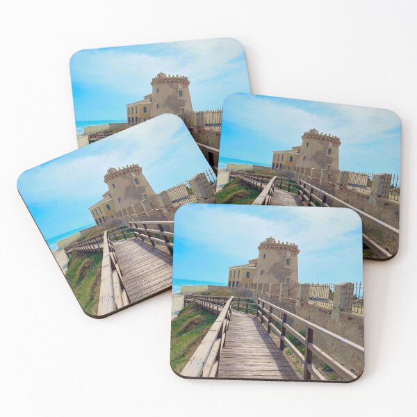 Item preview, Wooden Road With Handrails Right To Beach Castle  designed and sold by HappyTees Lab.