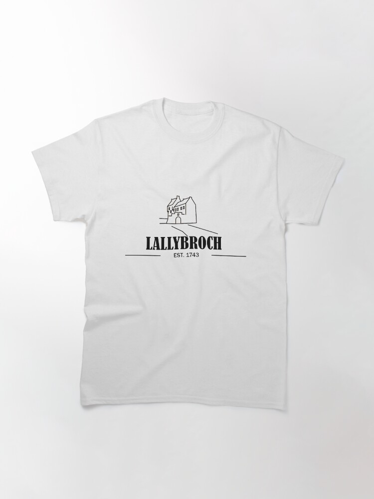 Thumbnail 3 of 7, Classic T-Shirt, Outlander, Lallybroch, 1743 designed and sold by OutlanderAddict.