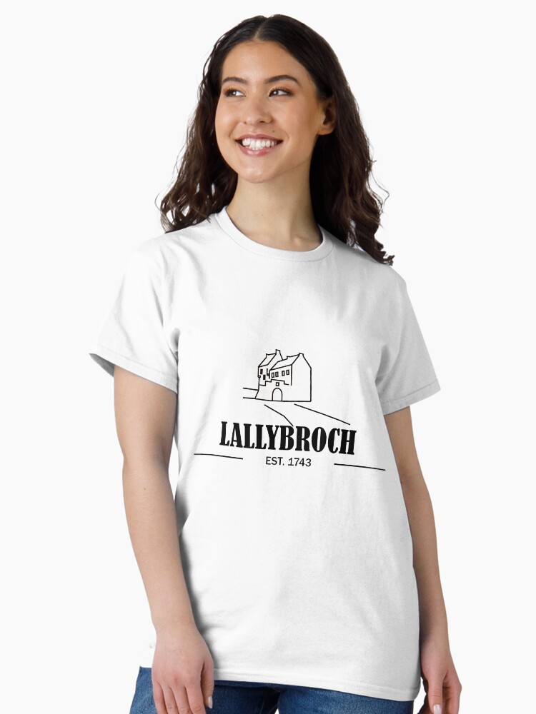 Thumbnail 1 of 7, Classic T-Shirt, Outlander, Lallybroch, 1743 designed and sold by OutlanderAddict.