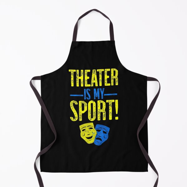 Item preview, Theater Is My Sport! Blue and Gold Thespian Quote designed and sold by TeesYouWant.