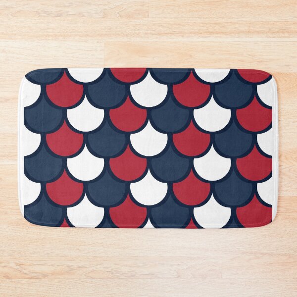 Item preview, Red White n Blue American Mermaid Seamless Pattern Print designed and sold by ClaudiaFlores.