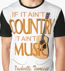 Nashville Country Music Graphic T-Shirt