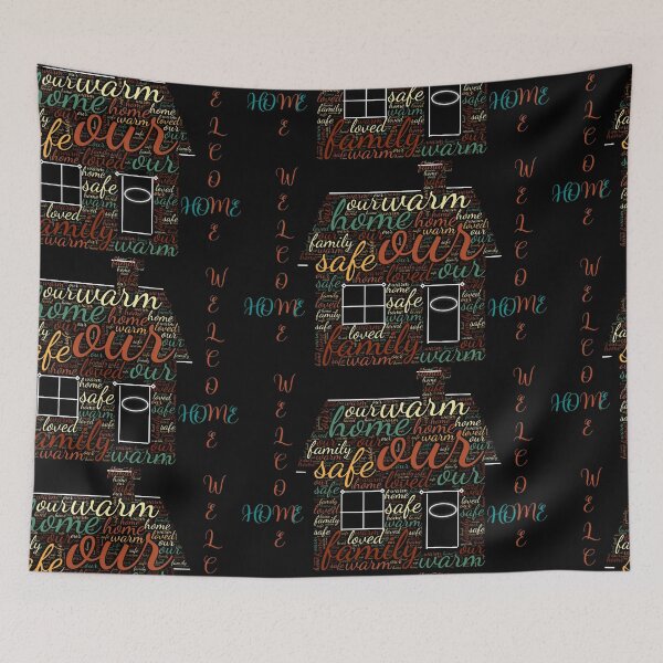 Item preview, Copy of OUR HOME LUCKY WORD CLOUD designed and sold by amy greaves.