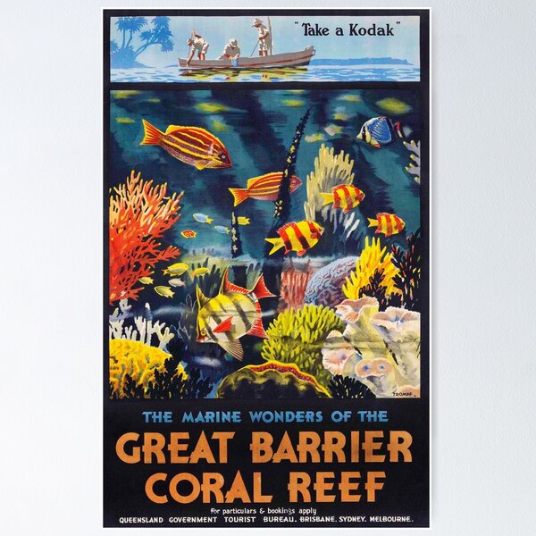 Item preview, Great Barrier Coral Reef - Percy Trompf - 1933 designed and sold by CJET.