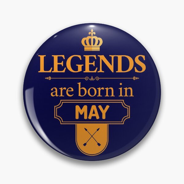 Item preview, Legends Are Born In May | Birthday Gift | designed and sold by Minimalwiz.