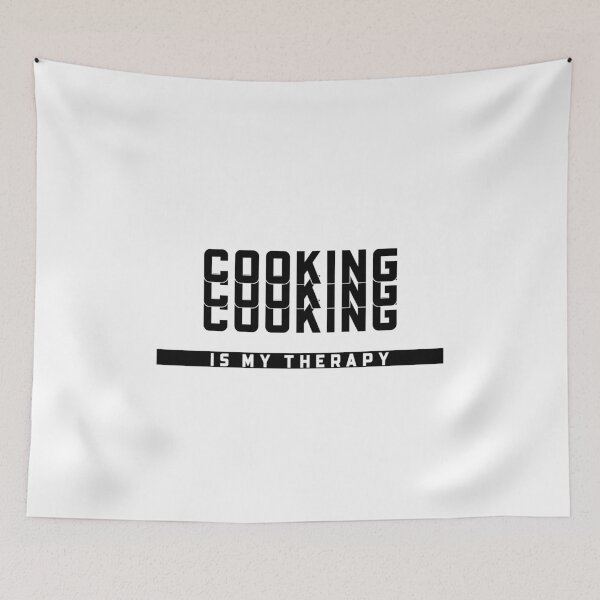 Item preview, Cooking is my therapy designed and sold by Teo13.