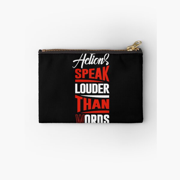 Item preview, Actions speak louder than words designed and sold by glitchman2.