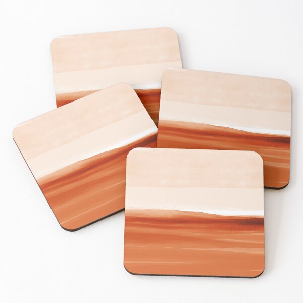 Item preview, Watercolor Abstract 08 Landscape Burnt Orange designed and sold by PAPER MOON art & design.