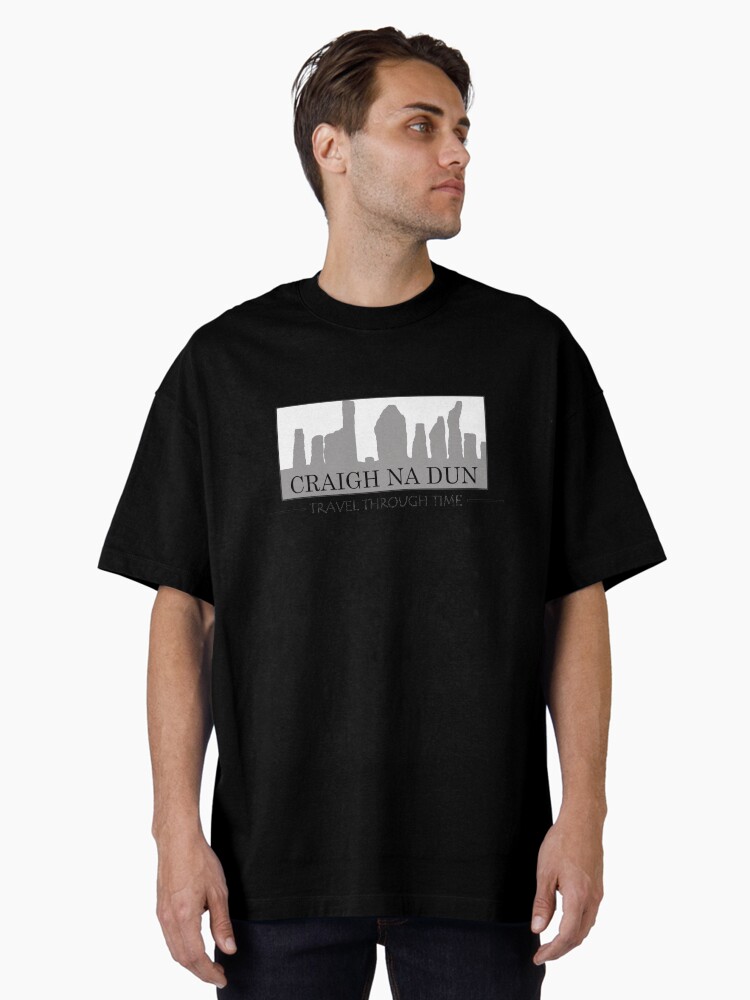 Thumbnail 1 of 7, Oversized T-Shirt, Outlander, Craigh Na Dun, Travel through Time designed and sold by OutlanderAddict.