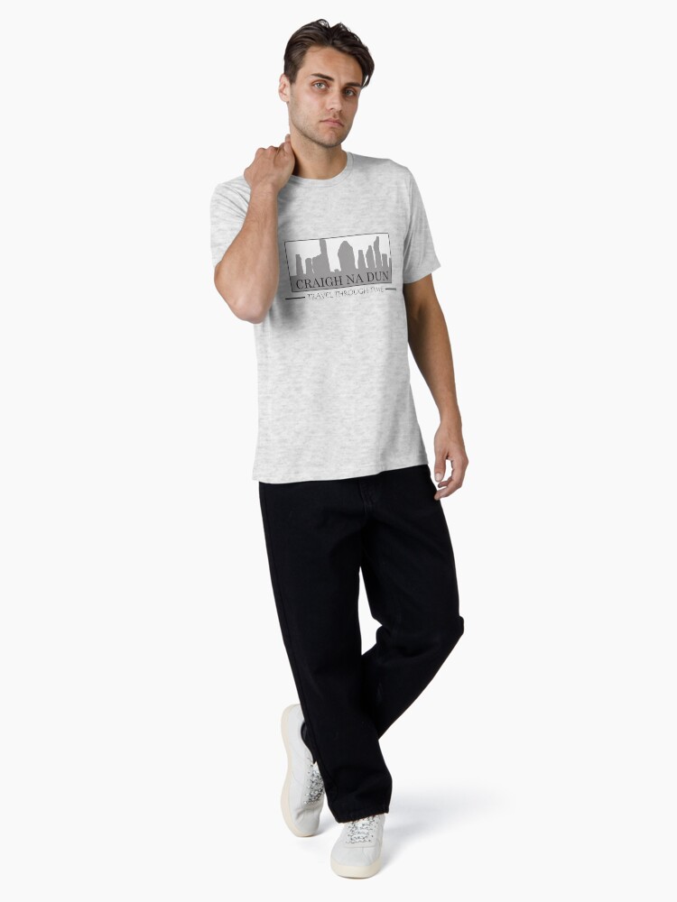 Thumbnail 4 of 7, Tri-blend T-Shirt, Outlander, Craigh Na Dun, Travel through Time designed and sold by OutlanderAddict.