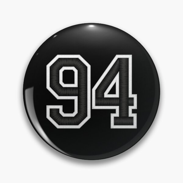 Item preview, 94 Black Jersey Sports Number ninety-four Football 94 designed and sold by elhefe.