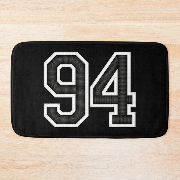 Item preview, 94 Black Jersey Sports Number ninety-four Football 94 designed and sold by elhefe.
