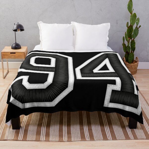 Item preview, 94 Black Jersey Sports Number ninety-four Football 94 designed and sold by elhefe.