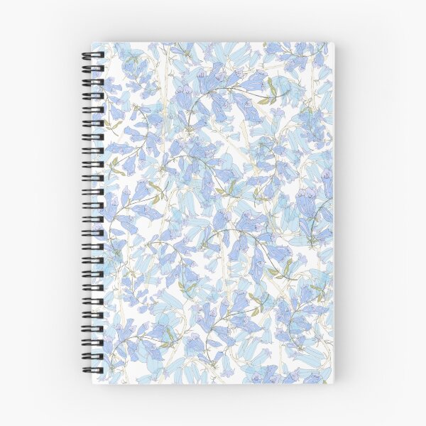 Item preview, blue floral designed and sold by hollievictoriat.