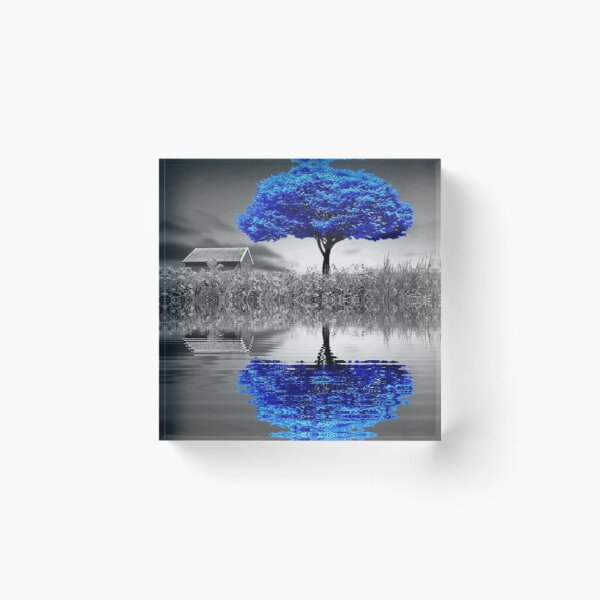 Item preview, blue ribbon awareness artwork designed and sold by BLDAIRSH.