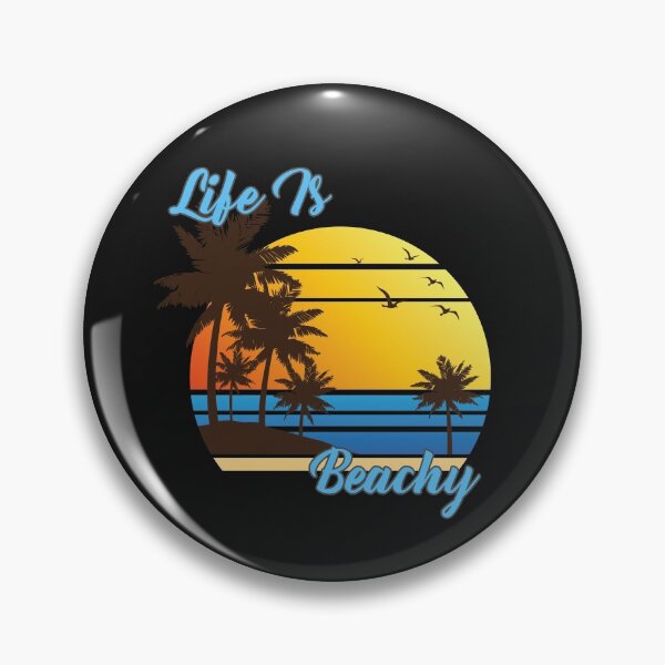 Item preview, Life Is Beachy Palm Trees Beach Design designed and sold by Angela Mello.