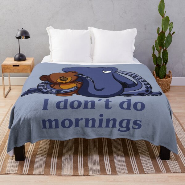 Item preview, I don't do mornings designed and sold by Alisha Ober Designs.