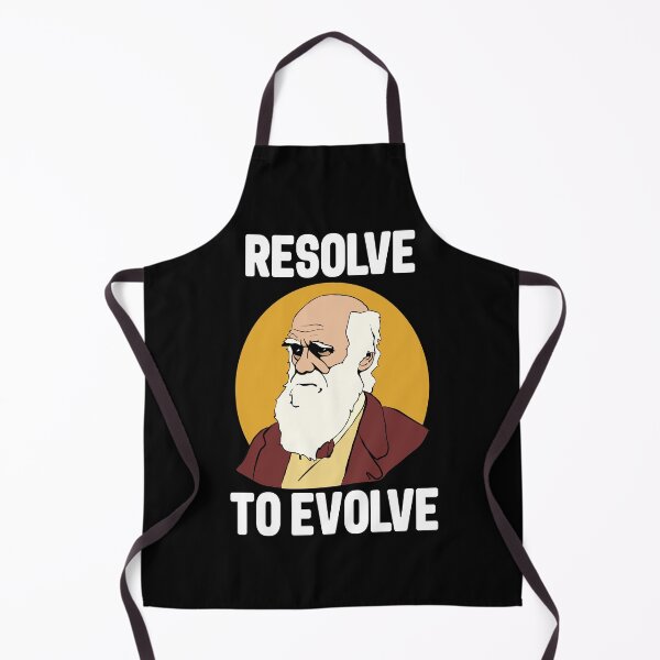 Item preview, Charles Darwin Evolution Resolve to Evolve designed and sold by Huhnerdieb Apparel.