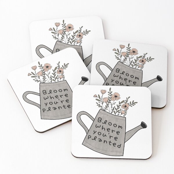 Item preview, Bloom where you are planted - Watering can - Floral  designed and sold by wild-bloom.