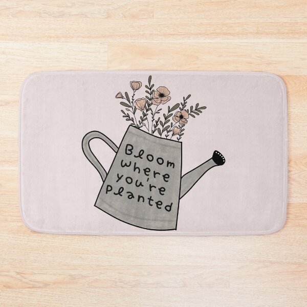 Item preview, Bloom where you are planted - Watering can - Floral  designed and sold by wild-bloom.