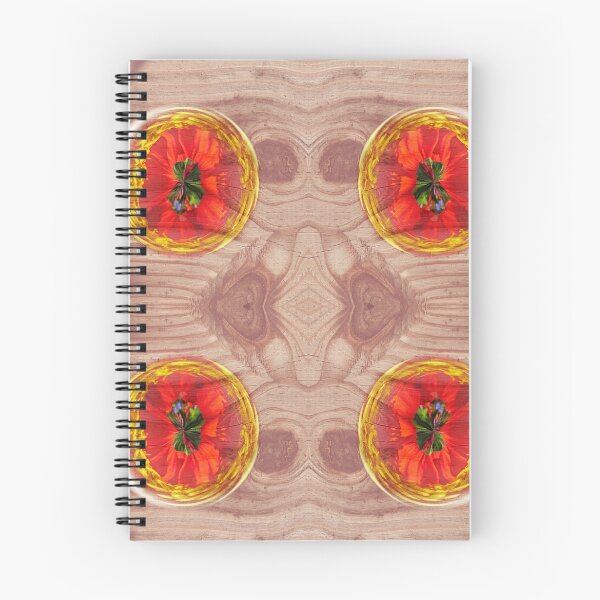Item preview, Poppy globes on wood texture. designed and sold by Robert Gipson.